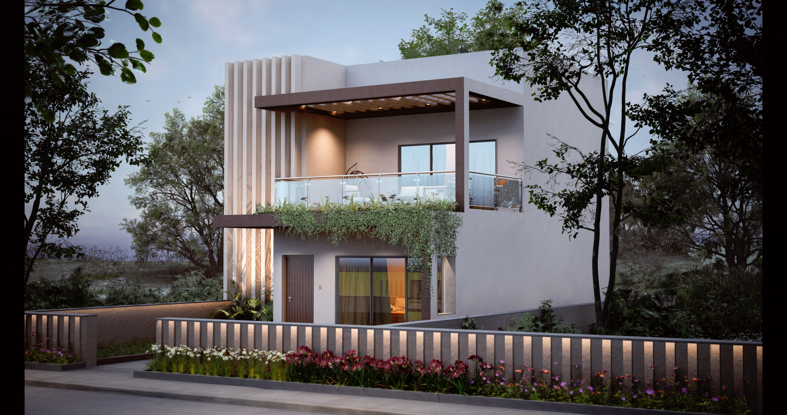 Estate Bungalow Elevation 1.1